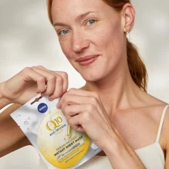 Q10 maska w płachcie z serum przeciwzmarszczkowym 1szt