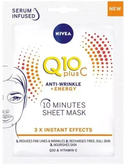 Q10 Plus C 10-minutowa maska w płachcie 1szt