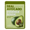 Real Avocado Essence Mask - Odżywczo-Kojąca Maska w Płachcie z Awokado 1szt.