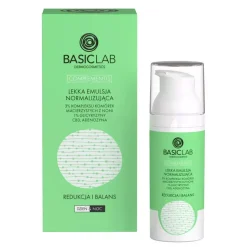 Redukcja i balans Lekka EMULSJA normalizująca 3% kompleksu komórek macierzystych z noni, 1% gliceryzyny, cbd i denozyna 50ml