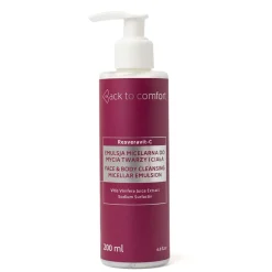 Resveravit-C Regenerująca emulsja micelarna do mycia twarzy i ciała 200 ml