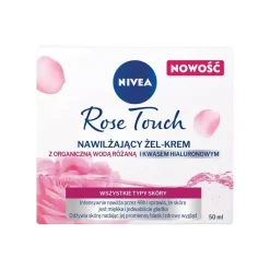 Rose Touch nawilżający żel-krem z organiczną wodą różaną i kwasem hialuronowym 50ml