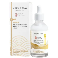 Seoul Edition Vegan Rice Niacin 10% Triple Vitamin Serum Rozjaśniające serum do twarzy 80ml