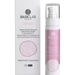 Serum regenerujące strukturę skóry z ceramidami 1% i kompleksem peptydów 5% (sprężystość i odbudowa) 50 ml