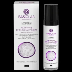 Stymulacja i Regeneracja Aktywnie liftingujący krem na noc do twarzy, szyi i dekoltu 0,3% czystego peptydu miedziowego 50ml