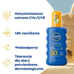 Sun Protect & Moisture nawilżający balsam w sprayu do opalania SPF30 200ml