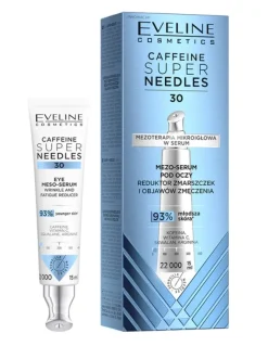 Super Needles Caffeine Mezo-serum pod oczy, reduktor zmarszczek i objawów zmęczenia 15 ml