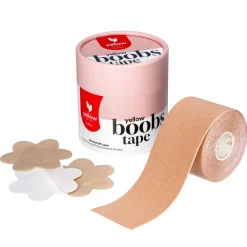 Taśma do podtrzymywania biustu yellowBOOBS TAPE 5cm x 5m kolor beżowy