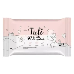 Tuli 97% woda i pantenol, nawilżane chusteczki dla dzieci, 60 szt.