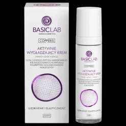 Ujędrnienie i Elastyczność Aktywnie wygładzający krem na dzień do twarzy, szyi i dekoltu 0,3% czystego peptydu miedziowego 50ml
