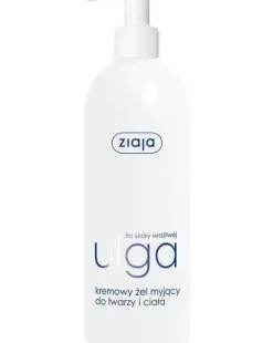 Ulga kremowy żel myjący do twarzy i ciała skóra sucha szorstka 400ml
