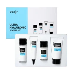 ULTRA HYALURONIC LINE Zestaw intensywnie nawilżający z kwasem hialuronowym, 30ml + 20ml + 20ml + 10ml