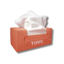 WAFFLE Jednorazowe ręczniki do twarzy 80 szt