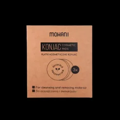 Wielorazowe roślinne płatki kosmetyczne Konjac 3 szt.