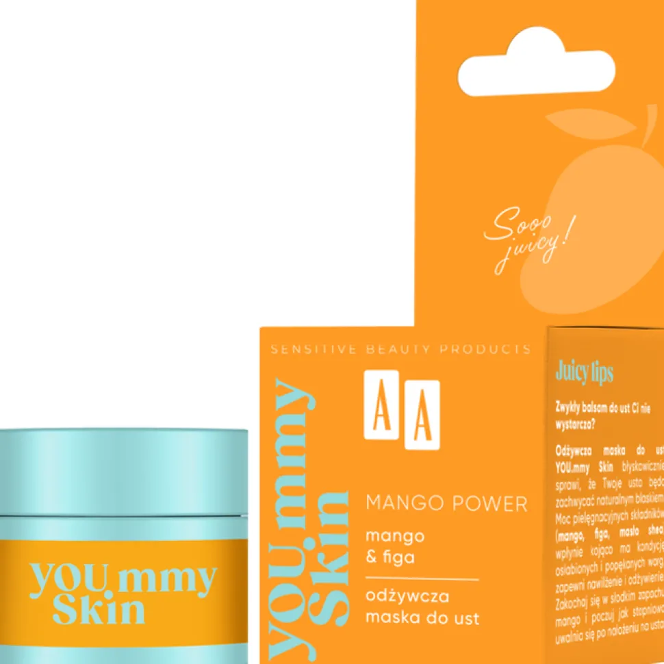 YOU.mmy Skin Mango Power Odżywcza maska do ust 10g