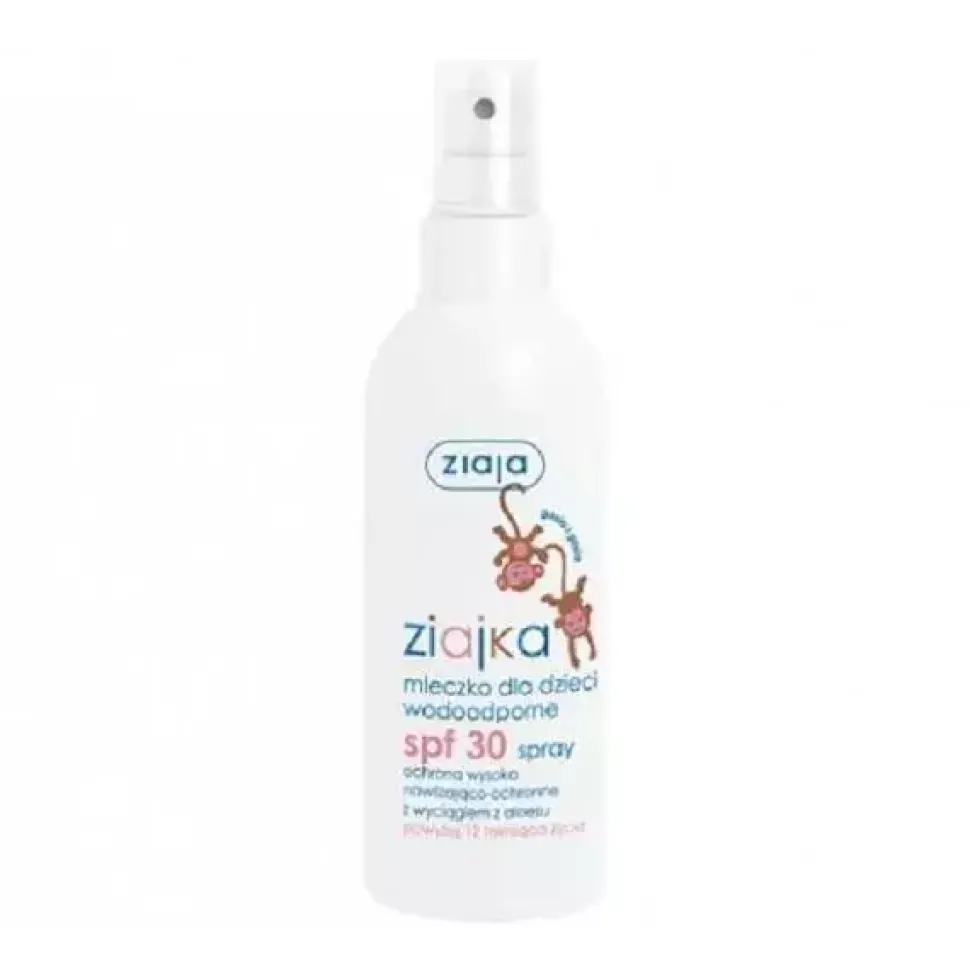 Ziajka mleczko dla dzieci wodoodporne w sprayu SPF30 170ml