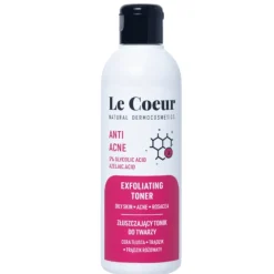 Złuszczający tonik kwasowy 5% kwasu glikolowego i kwas azelainowy 200ml